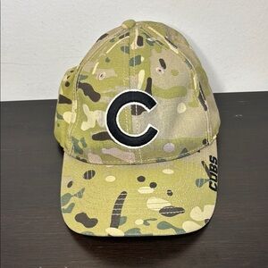 Camo Baseball Cap with C Logo
